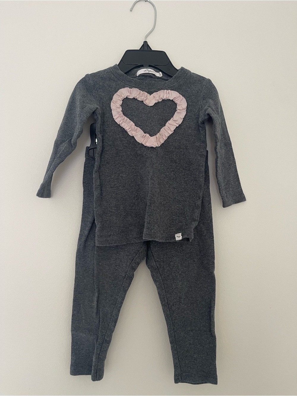Oh Baby Ruffle Heart Set
